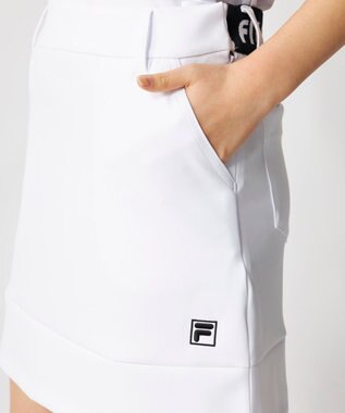 FILA GOLF／marie claire 【FILA GOLF】 ダンボールニットスカート ホワイト
