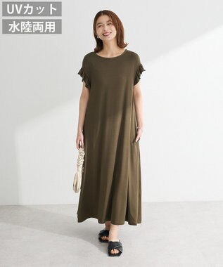 Green Parks ・ＳＵＧＡＲ　ＳＰＯＯＮ　【ラッシュガード】フリル Khaki