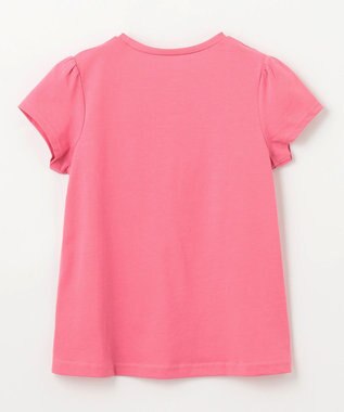 ANY KIDS 【WEB限定】7days プリント 半袖 Tシャツ ピンク×ハートロゴ