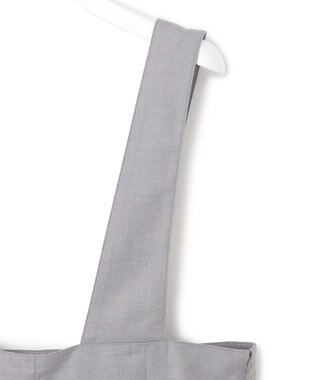 J.PRESS YORK STREET 【WOMEN】ハイウエストサロペット ライトグレー系