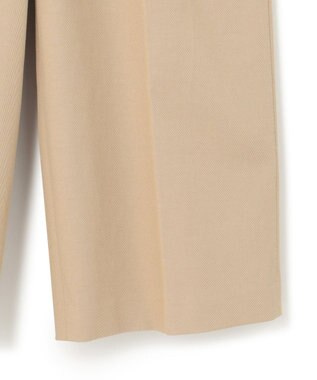 23区 【洗える】カルゼストレッチ クロップド パンツ キャメル系