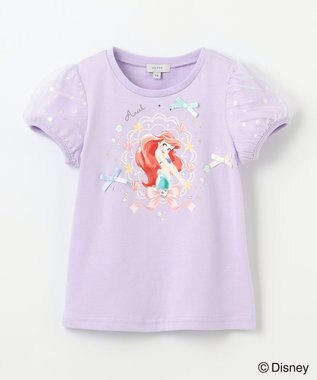 ANY KIDS 【ディズニープリンセス/フローズン】アート プリント Tシャツ ラベンダー<アリエル>