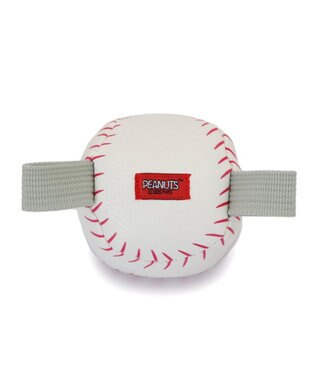 PET PARADISE スヌーピー タブ付 野球ボール  トイ ホワイト