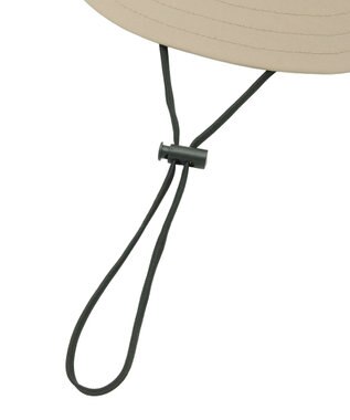 MOONBAT 【遮光100％/UVカット100％】フワクール (Fuwacool)  日差しを完全遮断バッククリボンワイドキャップ　遮光100　UV100 ベージュ