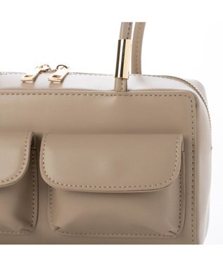 UNBILLION カシュカシュ cachecache / ダブルポケットロングハンドルボストンバッグ オーク