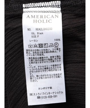 AMERICAN HOLIC ティアードキャミワンピース Black