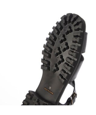 ing <ing>スクエアトゥグルカサンダル ブラック