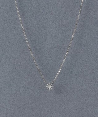 Phoebe 〈金属アレルギー対応〉ルミエールスターライトネックレス/シルバー 星モチーフ