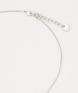 J.PRESS LADIES カーブパール ネックレス シルバー系