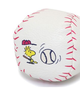 PET PARADISE スヌーピー タブ付 野球ボール  トイ ホワイト