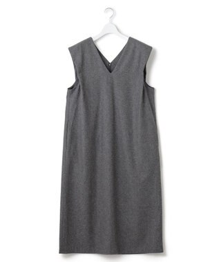 J.PRESS YORK STREET 【WOMEN】ショルダータックジャンパースカート グレー系