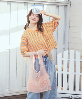 earth music&ecology Ｆｉｎｄｉｎｇ　Ｎｅｍｏ／シアーフリルバッグ Orange