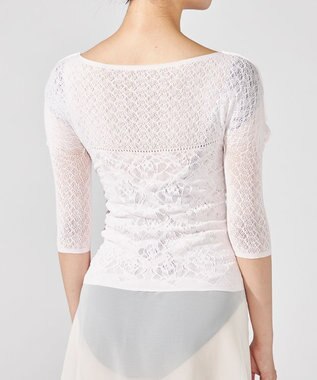 Chacott キシリトールボートネックニットトップ ピンク