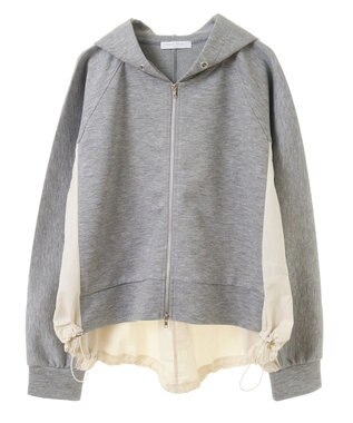 Green Parks ダンボールドッキングｚｉｐパーカー Gray Mixture