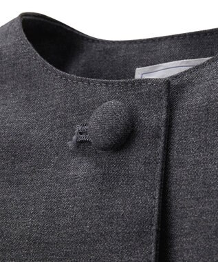 MIKI HOUSE HOT BISCUITS 【95-130cm】ウール素材のボレロ グレー