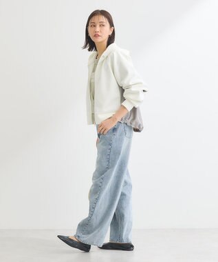 Green Parks ダンボールドッキングｚｉｐパーカー Ecru