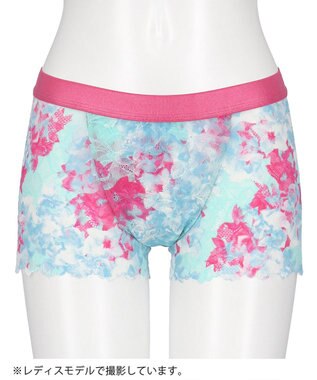 WACOAL MEN WACOAL MEN ユニセックス ボクサーパンツ 【レースボクサー】 通気性 すっきり設計(フロント) 前閉じ 下着 WT8823 /ワコールメン サックス