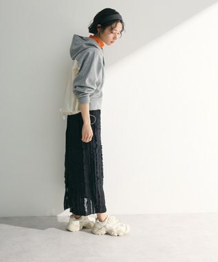 Green Parks ダンボールドッキングｚｉｐパーカー Gray Mixture