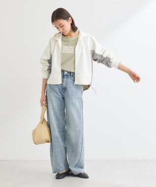 Green Parks ダンボールドッキングｚｉｐパーカー Ecru