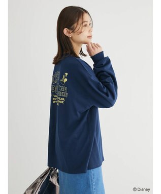 Green Parks Ｄｉｓｎｅｙ／バックプリント刺繍ロンＴＥＥ Navy