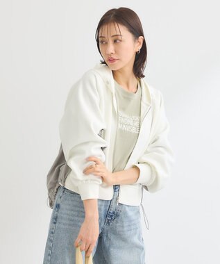 Green Parks ダンボールドッキングｚｉｐパーカー Ecru