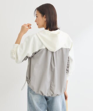 Green Parks ダンボールドッキングｚｉｐパーカー Ecru