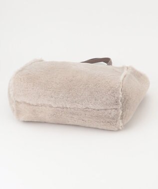 自由区 ムートンリバーシブルトート バッグ ベージュ