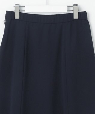 自由区 【セットアップ対応・UVカット・接触冷感・洗える】ライトストレッチフレア スカート ネイビー