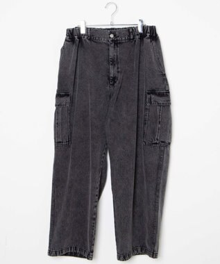 WEGO デニムカーゴパンツ ブラック