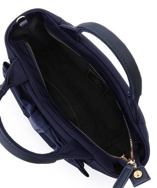 TOCCA RIBBON CUBE NYLON MINI TOTE ミニトートバッグ ネイビー系