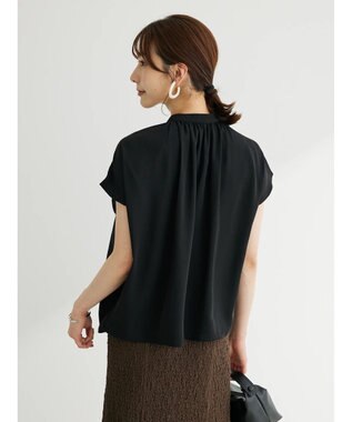 Green Parks ・ＥＬＥＮＣＡＲＥ　ＤＵＥ　イロイロ釦ドルマンブラウス Black