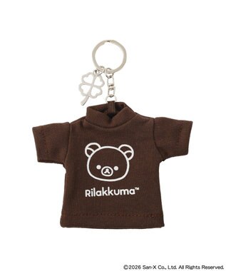 earth music&ecology 【予約】リラックマ×earth Tシャツモチーフキーホルダー ブラウン