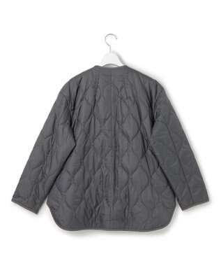 J.PRESS YORK STREET 【WOMEN】キルト×ジャージ ブルゾン グレー系