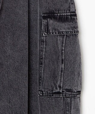 WEGO デニムカーゴパンツ ブラック