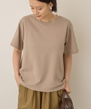 AMERICAN HOLIC ジョーゼット半袖プルオーバー Beige