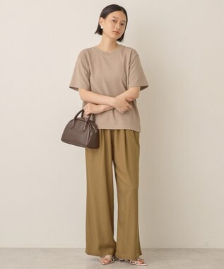 AMERICAN HOLIC ジョーゼット半袖プルオーバー Beige