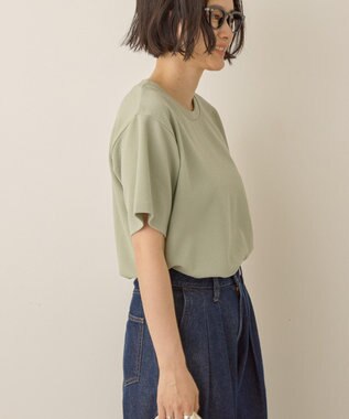 AMERICAN HOLIC ジョーゼット半袖プルオーバー Light Green