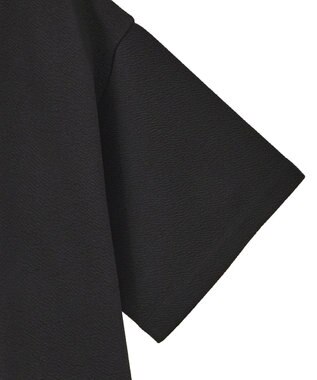 AMERICAN HOLIC ジョーゼット半袖プルオーバー Black