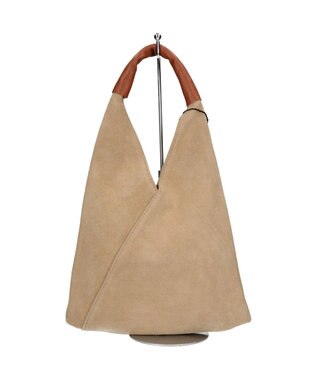 INTER-CHAUSSURES 【ANDREA CARDONE】スモールサイズスエードバッグ ライトベージュスウェード