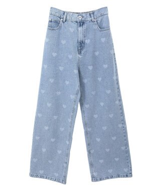 Green Parks ・ＳＵＧＡＲ　ＳＰＯＯＮ　ハート抜染ｐｔデニム Indigo