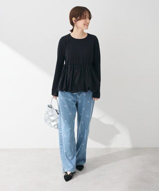 Green Parks ・ＳＵＧＡＲ　ＳＰＯＯＮ　ハート抜染ｐｔデニム Indigo