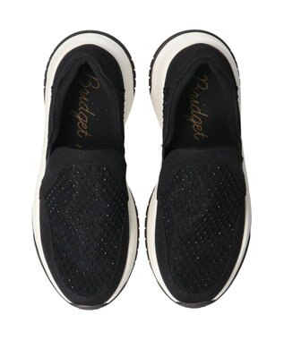 Bridget Birkin 【Bridget Birkin】ラインストーンメッシュスニーカー ブラック雑材