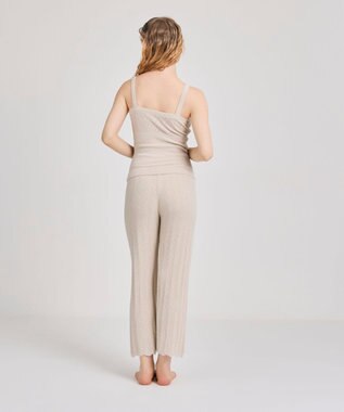 une nana cool とろみ素材がここちよいハラマキ付きロングボトム　ｍｏｉ　ｒｏｏｍ（モアルーム） ベージュ