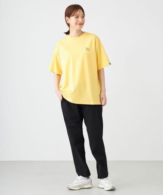 SHARE PARK LADIES 【EC限定カラーあり・UVカット・吸水速乾】カラフルロゴバックプリントＴシャツ イエロー系