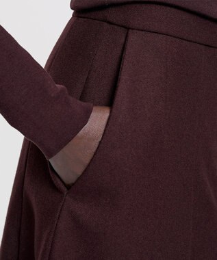 JOSEPH フランネルストレッチ　スカート Maraschino