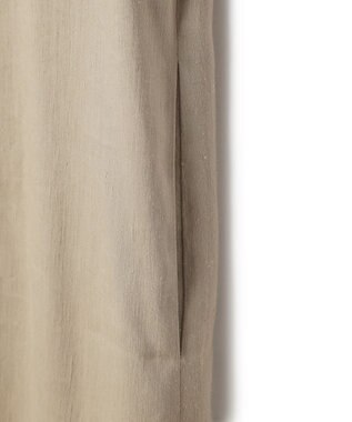 BEIGE， MICA / リネンブレンドノースリーブロングドレス  L.Taupe