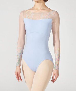 Chacott ロングスリーブレオタード スカイブルーＰＴ