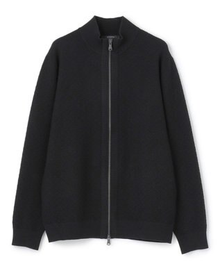 JOSEPH HOMME 【イージーケア】 ヴィスコースリンクス　ジップアップカーディガン ブラック系