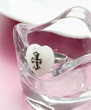 WEGO Lクロスハートリング 柄1