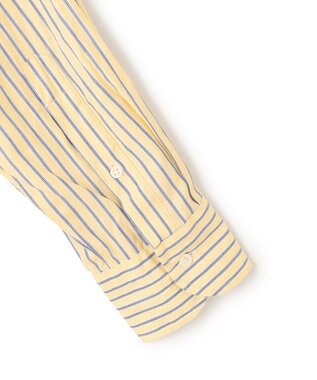 J.PRESS MEN ブロードマルチストライプ シャツ / B.D. イエロー系1